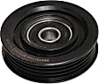 Accessory Belt Idler Pulley, Serpentine, Grooved, 0.8 in. width