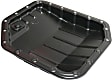 Transmission Pan, Black, Steel