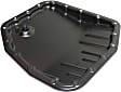 Transmission Pan, 4 Cyl., 1.8L Engine, Black, Steel, FWD
