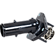 Thermostat Housing, GAS Engine, Includes Sensor and Gasket