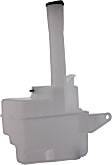 Washer Reservoir, Without Pump, Without Sensor, Without filler neck
