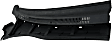 Passenger Side Wiper Cowl Grille, Textured Black
