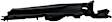Driver Side Wiper Cowl Grille, Textured Black