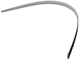 2002 Toyota Camry LE - Front, Driver Side Door Molding and Beltlines, Primed