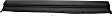 Front, Passenger Side, Lower Door Molding and Beltlines, Textured Black