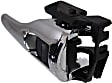 Front Or Rear, Passenger Side Chrome lever Interior Door Handle, With Door Lock Button