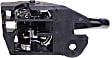 Front Or Rear, Passenger Side Chrome lever Interior Door Handle, With Door Lock Button