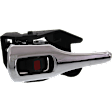 Front Or Rear, Driver Side Chrome lever Interior Door Handle