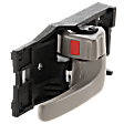 Front Or Rear, Passenger Side Gray Interior Door Handle
