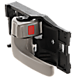 Front Or Rear, Driver Side Gray Interior Door Handle