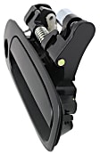Front, Passenger Side Textured Black Exterior Door Handle, With Key Hole