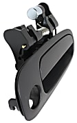 Front, Passenger Side Textured Black Exterior Door Handle, With Key Hole