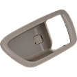 Front or Rear, Passenger Side, Interior, Door Handle Trim, Beige