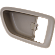 Front or Rear, Passenger Side, Interior, Door Handle Trim, Beige