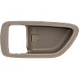 Front or Rear, Driver Side, Interior, Door Handle Trim, Beige