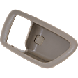 Front or Rear, Driver Side, Interior, Door Handle Trim, Beige