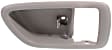 Front or Rear, Passenger Side, Interior, Door Handle Trim, Gray