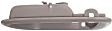 Front or Rear, Passenger Side, Interior, Door Handle Trim, Gray