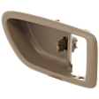 Front or Rear, Passenger Side, Interior, Door Handle Trim, Brown