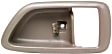 Front or Rear, Driver Side, Interior, Door Handle Trim, Brown