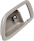 Front or Rear, Driver Side, Interior, Door Handle Trim, Brown