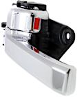 Front or Rear, Driver Side Interior Door Handle, Chrome, With Door Lock Button