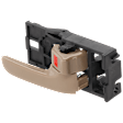 Front, Passenger Side Brown Interior Door Handle