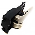 Front, Passenger Side Beige Interior Door Handle, With door lock button