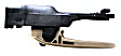 Front, Passenger Side Beige Interior Door Handle, With door lock button
