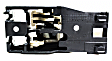 Front, Passenger Side Beige Interior Door Handle, With door lock button