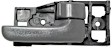 Front, Passenger Side Dark Gray Interior Door Handle