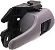 Front Or Rear, Passenger Side Gray lever Interior Door Handle