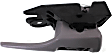 Front Or Rear, Passenger Side Gray lever Interior Door Handle