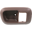 Front, Passenger Side, Interior, Door Handle Trim, Brown, 6 Cyl., 3.0L Engine