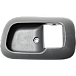 Front, Passenger Side, Interior, Door Handle Trim, Gray, 6 Cyl., 3.0L Engine