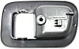 Front, Passenger Side, Interior, Door Handle Trim, Gray, 6 Cyl., 3.0L Engine