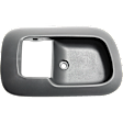 Front, Driver Side, Interior, Door Handle Trim, Gray, 6 Cyl., 3.0L Engine