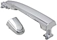 2003-2009 Toyota 4Runner - Front, Passenger Side Exterior Door Handle, Chrome, Without Key Hole, Without Push Button Start