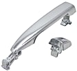 2003-2009 Toyota 4Runner - Front, Passenger Side Exterior Door Handle, Chrome, Without Key Hole, Without Push Button Start