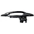 Front, Passenger Side Smooth Black Exterior Door Handle, With Key Hole