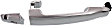 2004 Scion xA - Front, Driver or Passenger Side Chrome Exterior Door Handle, With Key Hole