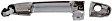 2004 Scion xA - Front, Driver or Passenger Side Chrome Exterior Door Handle, With Key Hole