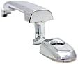 Front, Driver Side Exterior Door Handle, Chrome, With Key Hole, Without Push Button Start