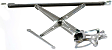 Front, Driver Side Power Window Regulator, Without Motor