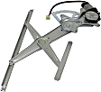 Front, Driver Side Power Window Regulator, With Motor