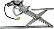 Front, Driver Side Power Window Regulator, With Motor