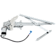 Front, Passenger Side Power Window Regulator, With Motor