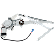 Front, Driver Side Power Window Regulator, With Motor