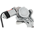 Front, Driver Side Power Window Regulator, With Motor