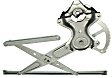 Front, Driver Side Power Window Regulator, Without Motor